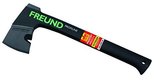 Freund Victoria Profiline Universalbeil 907 (Länge 37 cm, Holzbeil aus geschmiedetem Stahl, inkl. Aufbewahrungshalterung) 1560551