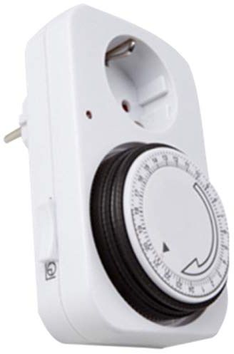 Silver Electronics - Programador analogico 24 Horas, Blanco