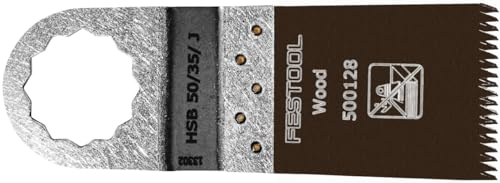 Festool Holz-Sägeblatt HSB 50/35/J - Stichsägeblatt, 5 Stück | Japanische Verzahnung, 50 x 35 mm - für Vollholz, Holzfaser, lackiertes und beschichtetes Holz