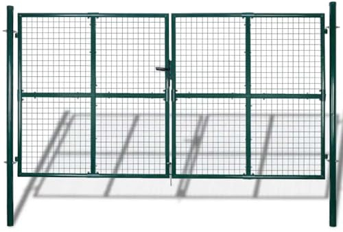 vidaXL Grille de clôture de jardin en maille 306 x 200 cm