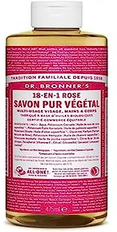 Savon liquide rose Dr Bronner's 475 ml