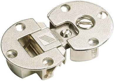 Hettich Tapa Bisagra Abatible Distintivo 11, Bisagras, 90°, 35 mm de diámetro, Niquelados con Cinc Fundido, 2 Unidades, 9100006