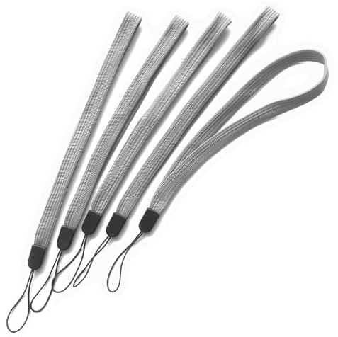 trage.band® robustes Handgelenk-Trageband/Handschlaufe (5 St grau) | Kurze robuste Handgelenk-Trageschlaufe zum Markieren und Tragen verschiedener Gegenstände.