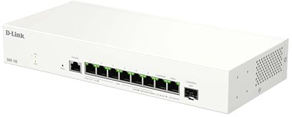D-Link DBR-700 Business Router – 2,5 G Dual WAN, lastbalansering och misslyckande, VPN (IPSec, WireGuard, OpenVPN, PPTP, L2TP), SPI Firewall, SFP-port, Central AP-hantering för upp till 15 Aps
