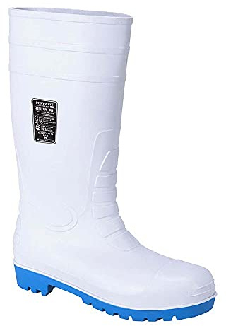 Portwest FW95WHR36 serien FW95 total säkerhet Wellington, S5, normal, storlek: 36, vit