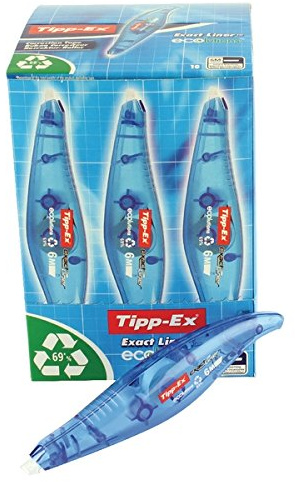 Tipp-Ex Exact Liner Korrekturroller [10 Stück]