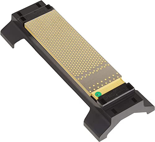 DMT DuoSharp - Piedra de afilado extra fina y fina con base (8 pulgadas) Gris