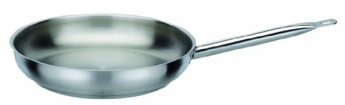 GSW 975322 GastroTraditionell Le Chef Bratpfanne mit Edelstahlgriff - 32cm, Silber