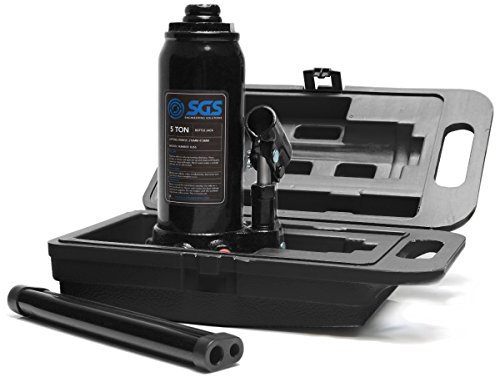 SGS 5 Tonne Hydraulic Bottle Jack with Carry Case