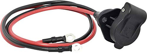 BAAS BS11 Anschlusskabel für Bikestart BS11 - Action Cam - 720p HD Videoaufnahme - Spritzwassergeschützt mit Federklappdeckel - Starkes Kupferkabel 0,65 m / 6 mm² - Kurzzeitstrom max. 90 A