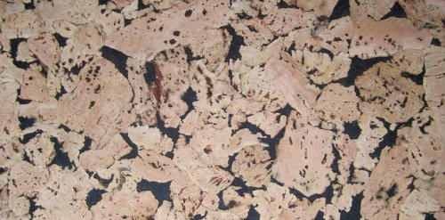 HOBBY Terraristik Kork Rückwand Borneo I schwarz I 60 x 30 x 0,3 cm I 2 Stück I Dünne Presskorkplatte I Auch für Feuchtterrarien geeignet