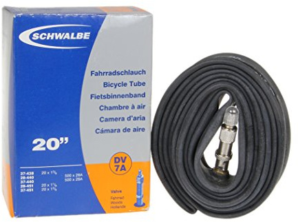 SCHWALBE Fahrradschlauch Schlauch Nr.7 20 Zoll (Ausführung: DV 7A, 40mm)