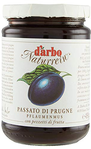 D'ARBO PASSATO DI PRUGNE CON PEZZETTI DI FRUTTA 450 GR