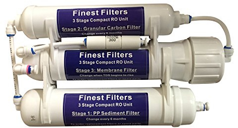 Finest-Filters Umkehrosmose-Anlage, kompakt, 3 Phasen, ca. 380 L/Tag, inkl. Zubehör