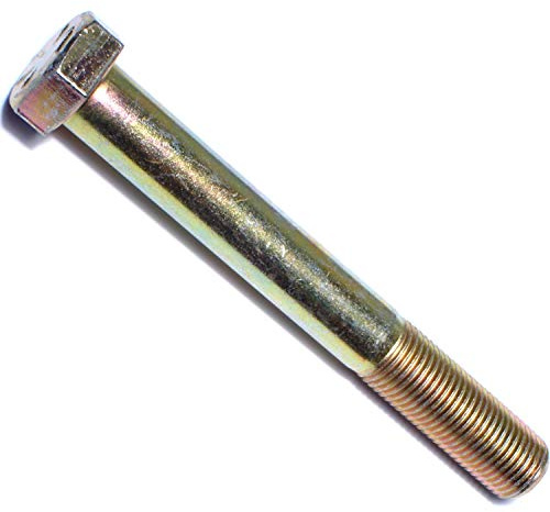 Hard-to-Find Fastener 014973253905 Grade 8 Fine Hex Cap Screws, 1/2-20 x 4, Piece-4 , yellow