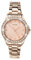 Sekonda Elizabeth Rose Gold Bracelet Pink Dial Women's Quartz Watch 33mm with Stone Set Case, Analogue Display and Stainless Steel Bracelet