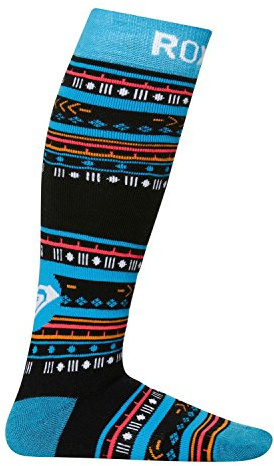 Roxy Run It Back Girls’ Socks, Bright Colours grey anthracite Size:FR : M-L (Taille Fabricant : M/L)