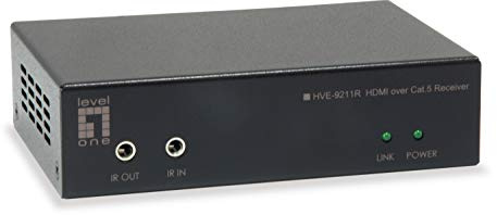 Level One HVE-9211R Antenne und Signalverstärker, schwarz