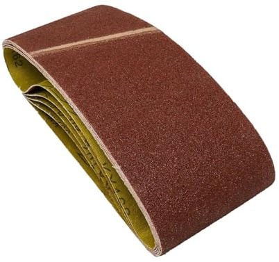 Dapetz ® Sanding Belt 65mm x 410mm, Sander Belts 120 Grit Fits Black and Decker Belt Sander, for Grinding, Sharpening and Derusting (Pack of 5)