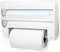 Metaltex 254410 Dispenser portarotolo da cucina Roll-n-Roll 4-in-1, bianco, 39 x 10 x 25 cm.