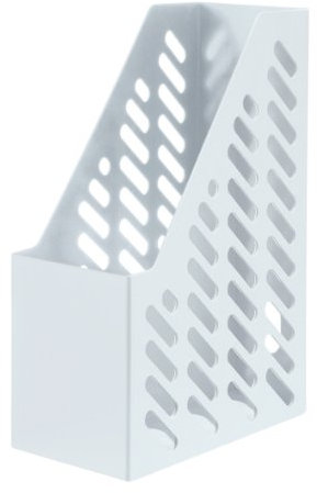 HAN Stehsammler KLASSIK XXL – 1 STÜCK, groß, größer, XXL. Hochwertig, stabil, standsicher und schick, mit Beschriftungsetikett, weiß, 1603-12