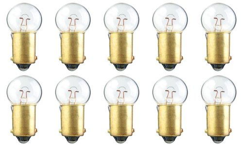 CEC Industries #6251 Bulbs, 6 V, 5 W, BA9s Base, G-4.5 shape (Box of 10)
