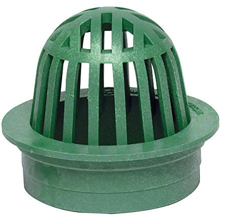 StormDrain 6 Outdoor Round Atrium Drain Grate Cover - Fits 6 Sewer and Drain Pipe and Fittings - Superior Strength and Durability, Green