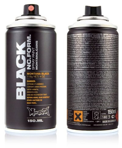 Montana BLACK Sprühdose POCKET CAN, 150 ml, white