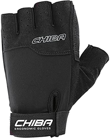 Chiba Power Fitness Handschuhe für Damen & Herren | Elastische & Atmungsaktive Passform | Schutz & Komfort durch anatomische Polsterung | Waschbar & Praktische Quickpull-Ausziehhilfe