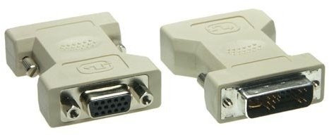 Adaptateur DVI (24 + 5) mâle > VGA à 15 broches HD femelle Set de 10