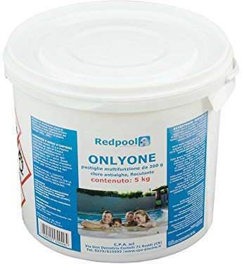 5Kg Cloro pastiglie multifunzione antialghe disinfezione acqua piscina 9010016