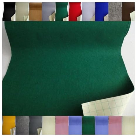 Fabrics-City grün 100cm breit- selbstklebend Wollfilz Stoff C, ideal für Bastelprojekte, Dekoration, DIY, Hobby, Kinder, Schule, kreative Gestaltung, Möbel, Wandgestaltung, 2884