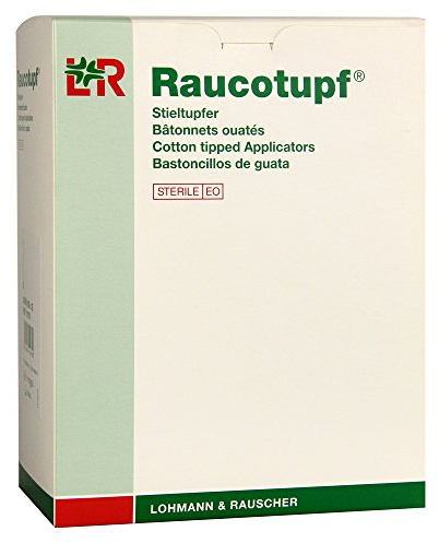 KRUUSE FUN KR161181 HISOPO BASTONCELL Baumwolle steril 15 cm 200 Stück KRUUSE, Kunststoff