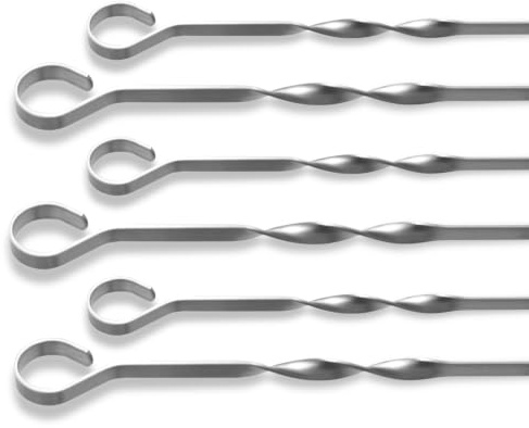 THÜROS Schaschlikspieße Edelstahl 6er Set 50cm
