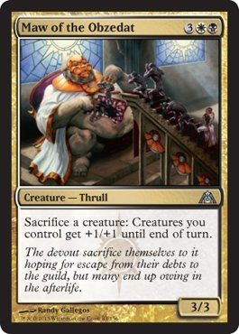 Magic The Gathering Maw of the Obzedat - Fauce Degli Obzedat - Dragon's Maze