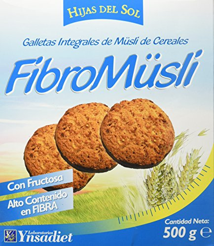 HIJAS DEL SOL Galletas Integrales de Muesli de Cereales, con Chocolate - 500 gr