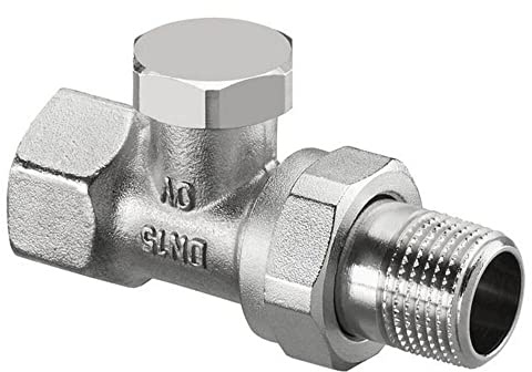 Oventrop HK-Verschraubung Combi 2 PN 10, Messing vernickelt, Durchgang DN 15, 1/2 1091162