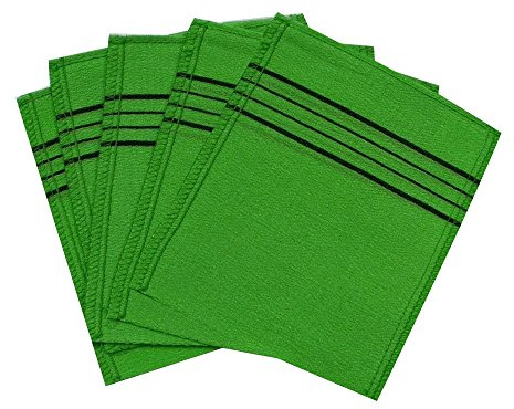 5Pcs Exfoliating Scrub Bath Mitten massage Italy Towel - (Made in Korea) by Its On You