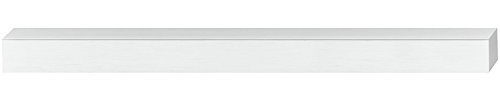 GedoTec Glastürgriff zum Kleben Möbelgriff silber eloxiert für Glastüren | Türgriff zum Aufkleben | Griff-Länge: 200 mm | Schrankgriff selbstklebend | 2 Stück - Klebegriffe für Schranktüren & Küche