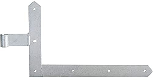 Alberts 313173 Tor-Winkelband | in den Ausführungen für Tore, Garagentore und Rahmentore | feuerverzinkt | Rolle Ø13 mm | Größe 400 x 400 mm