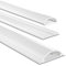 Hama Chemin de câble (en PVC, Semi-Circulaire, 100 x 7 x 2,1 cm) Blanc
