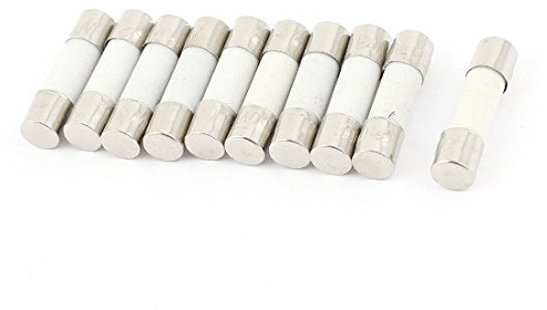 sourcing map 10er Packung Keramik Sicherung 30A, 5x20mm Feinsicherungen Schnellschlag Auslösecharakteristik Sicherung 250V