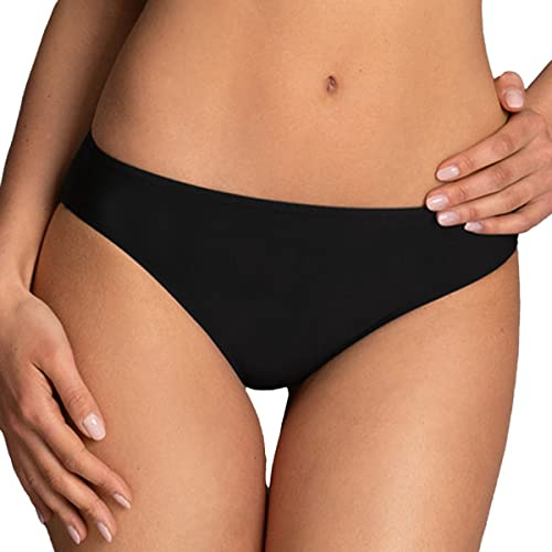Rosa Faia Bikinihose Casual Bottom, Braguita de Bikini para Mujer, Negro, 42