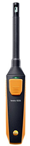 Testo 0560 1605 605I Thermo-Hygrometer Smart and Wireless Probe, 1 Height, 1 Width, 10 Length