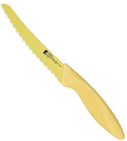 Bergner Kaleido - Coltelli per lardellare Acciaio Inossidabile Rivestimento in Ceramica 12.5 cm