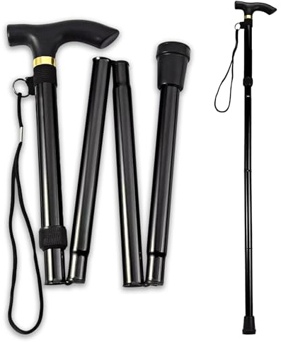 Canne pliante réglable en Aluminium 81-92 cm