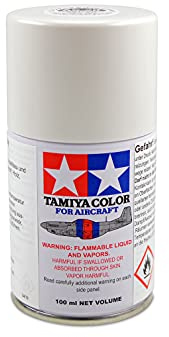 TAMIYA 86520 AS-20 Insignienweiss matt (USN) 100ml - Sprühfarbe für Plastikmodellbau, speziell für Flugzeugmodelle, Modellbau und Bastelzubehör, 75 Milliliters