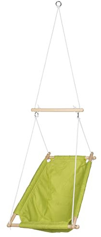 roba Hängesessel für Kinder - Verstellbar von Schaukelliege zu Schaukelsitz - Indoor / Outdoor - bis ca. 6 Jahre / 30 kg - Grün