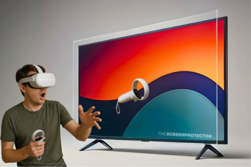 TV Screen Protector from 19 inch to 75 inch ULTIMATE Anti UV Acrylic for QLED, OLED, LCD, LED Plasma 3D HDTV (40-42)