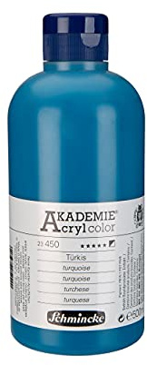 Schmincke AKADEMIE Acryl color Türkis 500 ml, 23 450 028